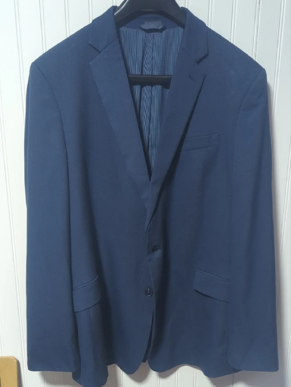 Madison Men's Dark Blue Single-Breasted Blazer - Picture 4 of 6